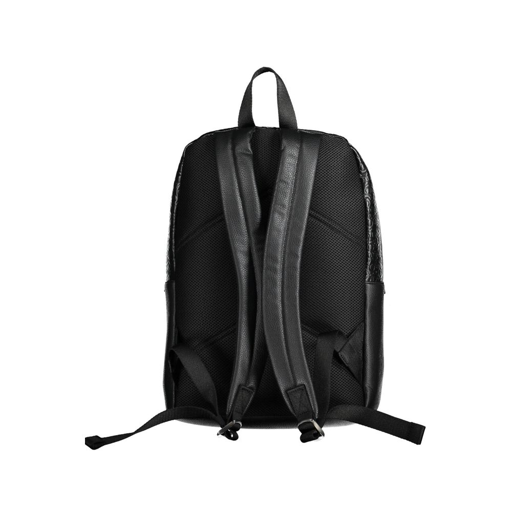 Black Polyester Backpack