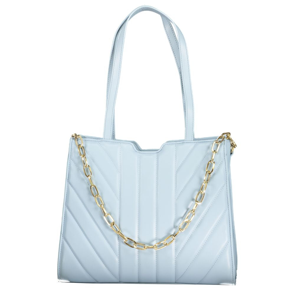 Blue Polyethylene Handbag