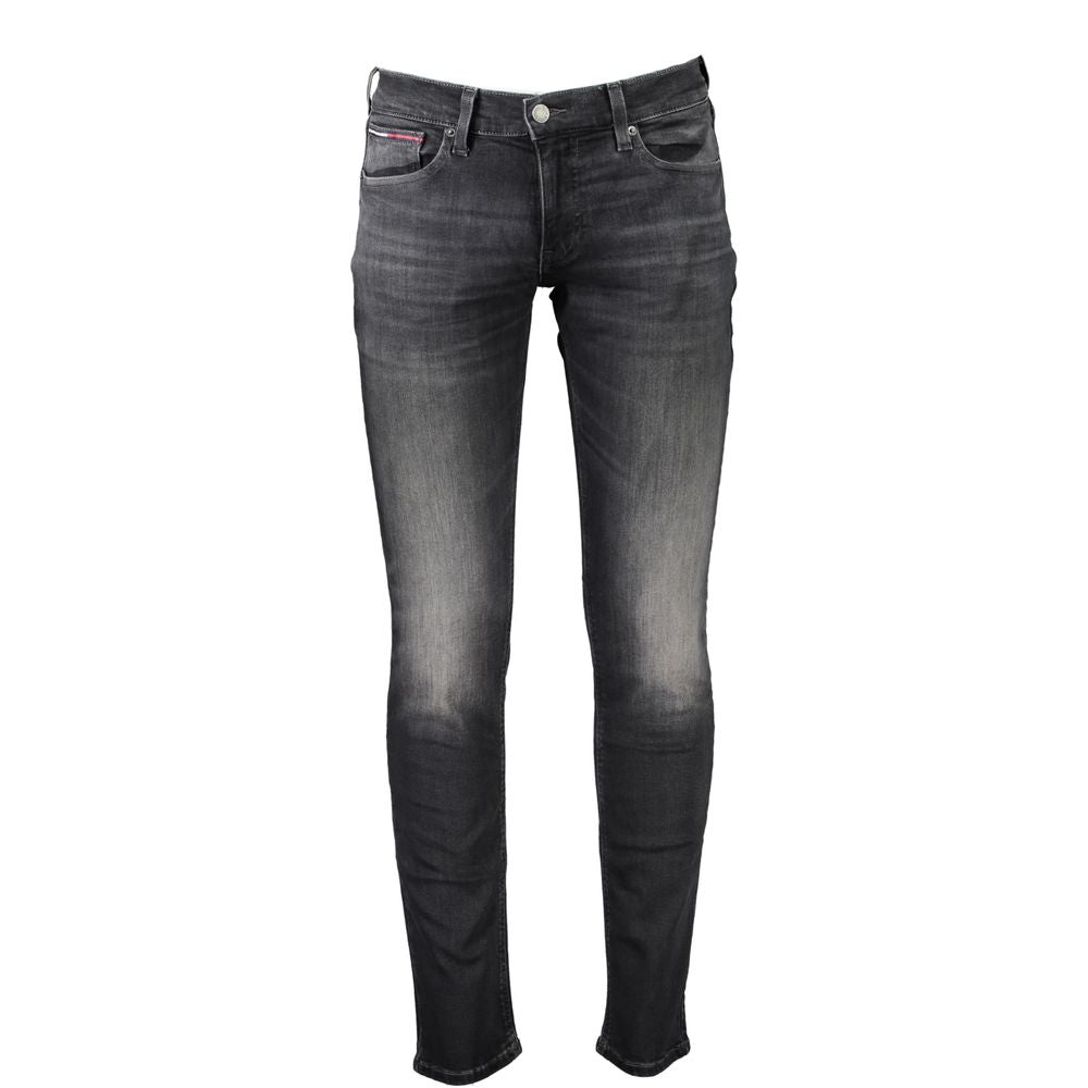 Black Cotton Men Jeans