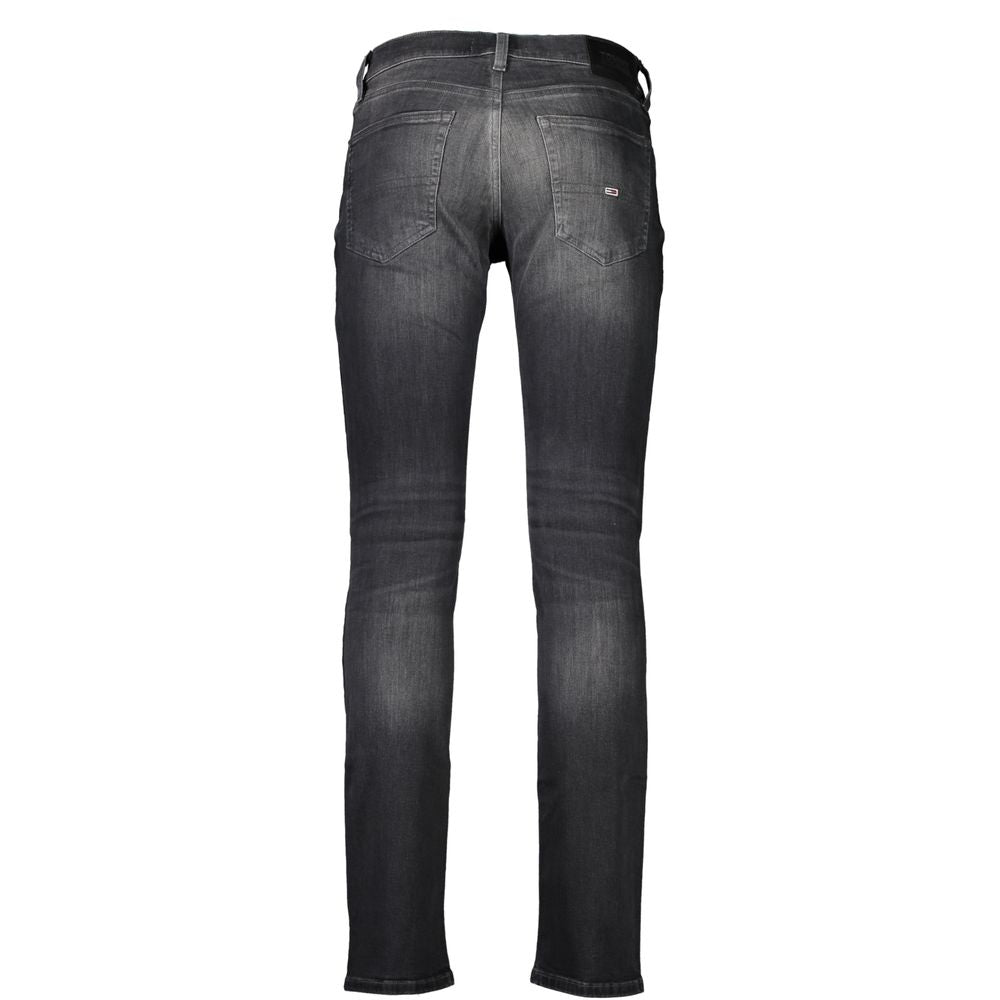 Black Cotton Men Jeans