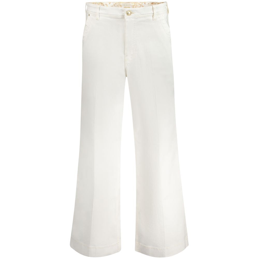 White Cotton Women Jeans