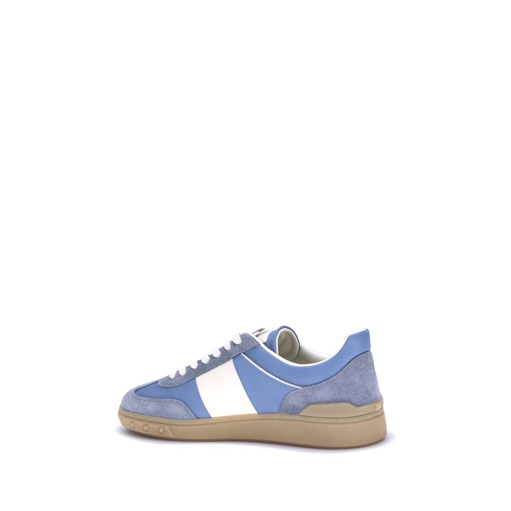 Light Blue Rubber Low Top Sneakers