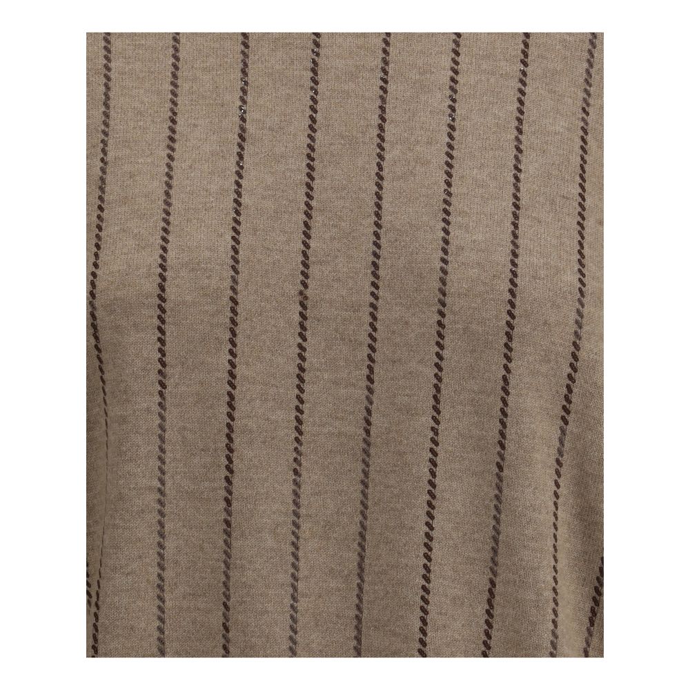 Beige Cashmere Cashmere Sweater