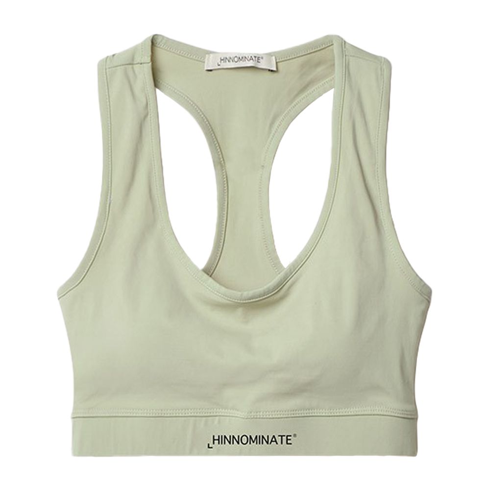 Green Polyamide Women Top