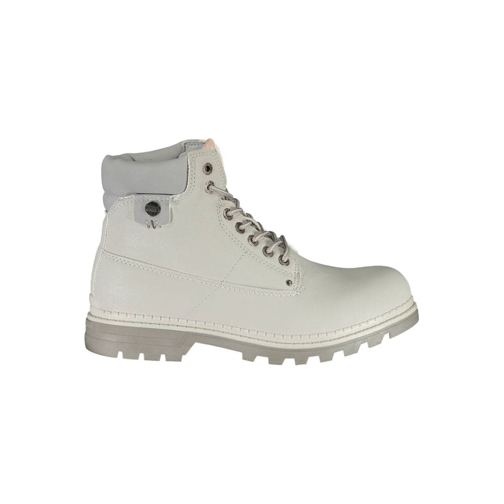 Gray Polyester Women Boot