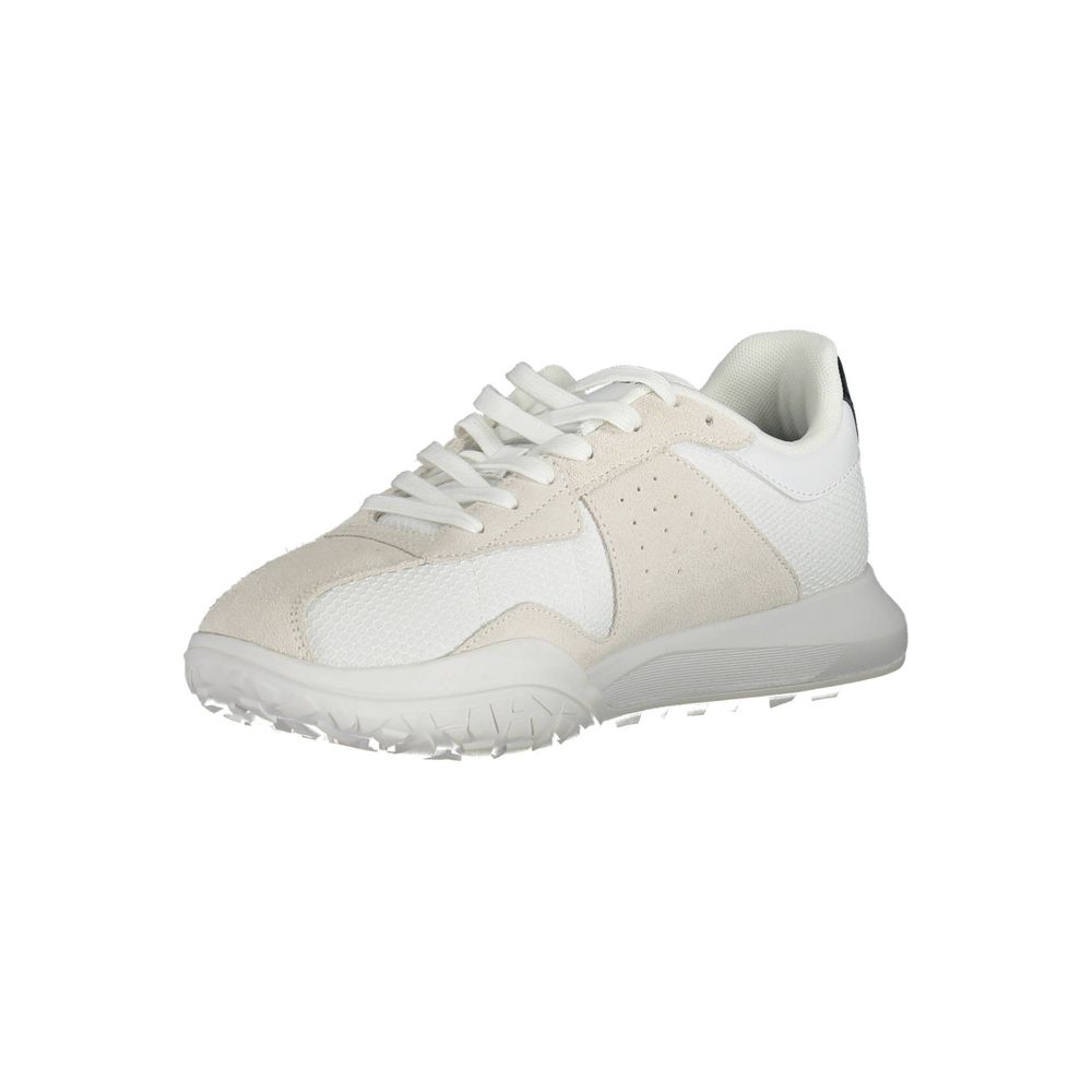White Polyester Sneaker
