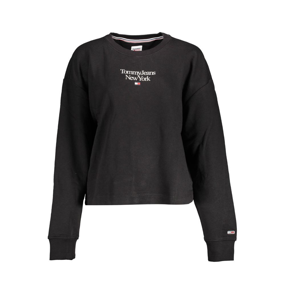 Black Cotton Women Sweater
