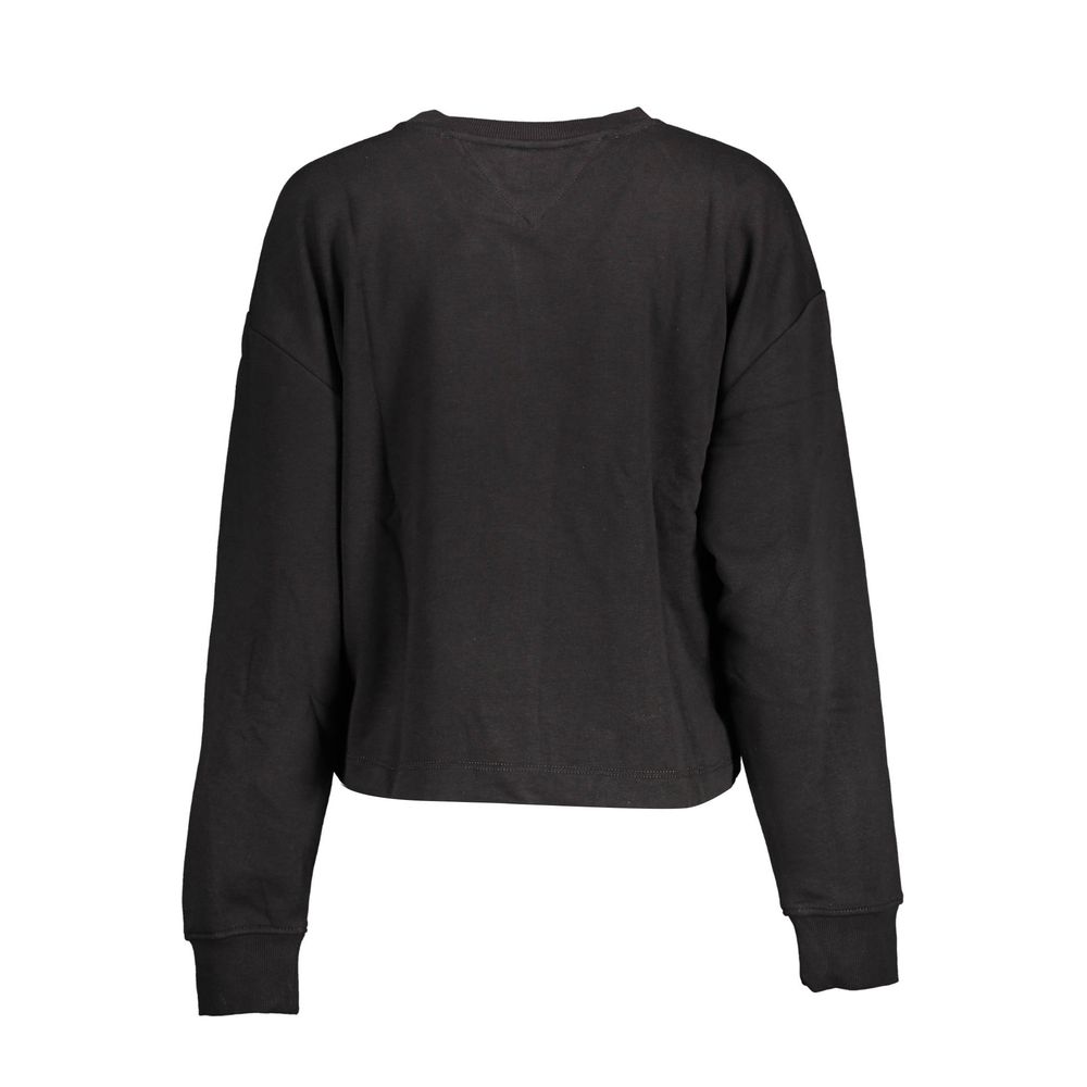 Black Cotton Women Sweater