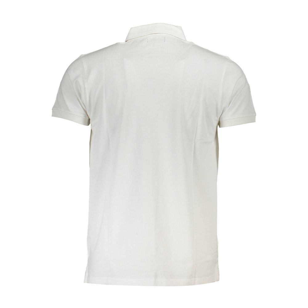 White Cotton Men's Polo Shirt