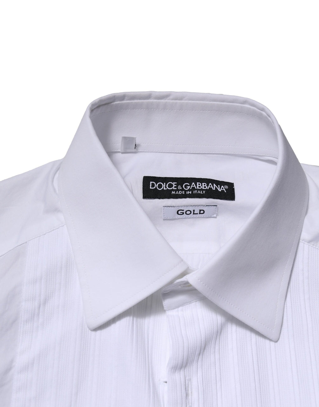 White GOLD Cotton Poplin Formal Dress Shirt