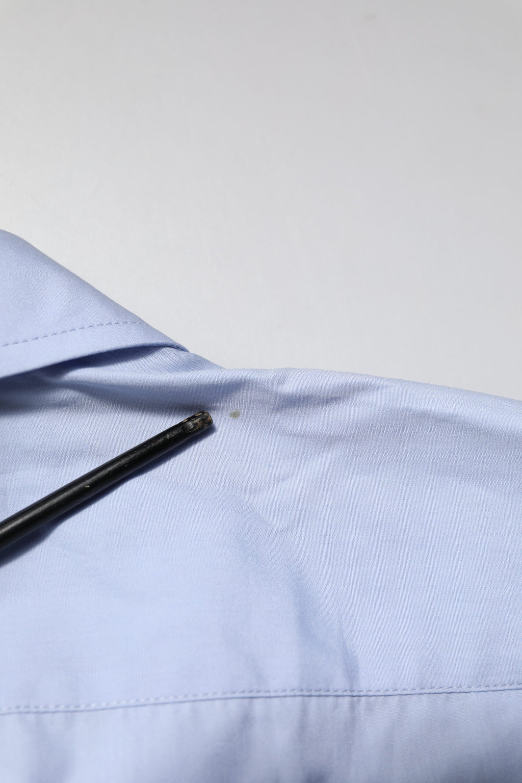 Light Blue Cotton Long Sleeves Dress Shirt