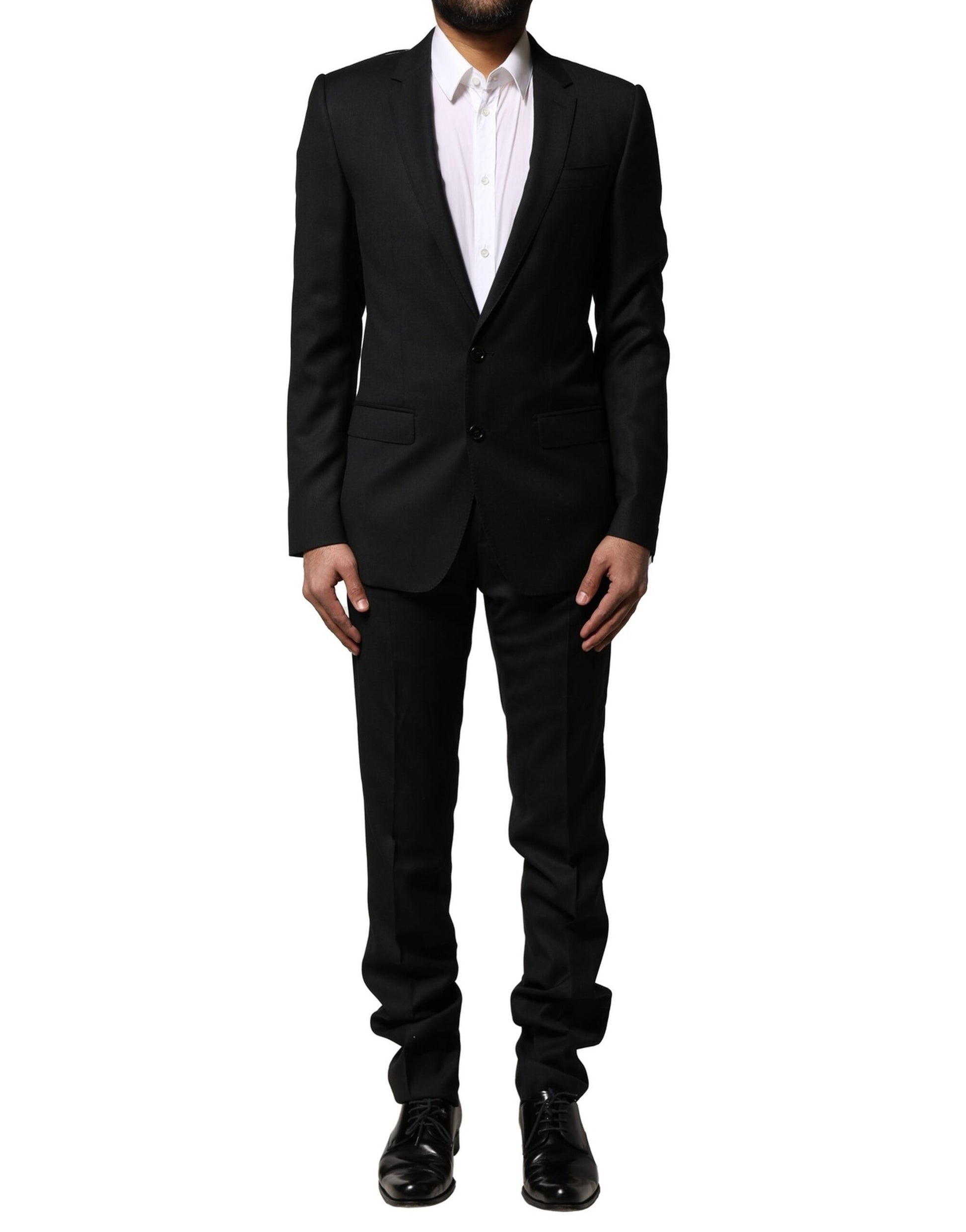 Blue MARTINI Wool Formal 2 Piece Suit