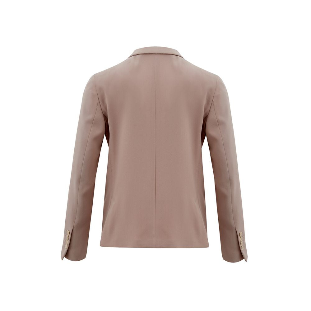 Gray Polyester Coat