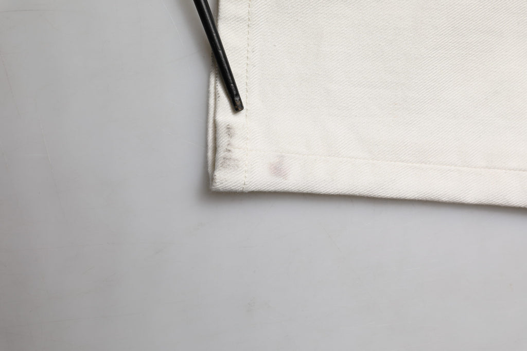 White Cotton Skinny Men Denim Jeans