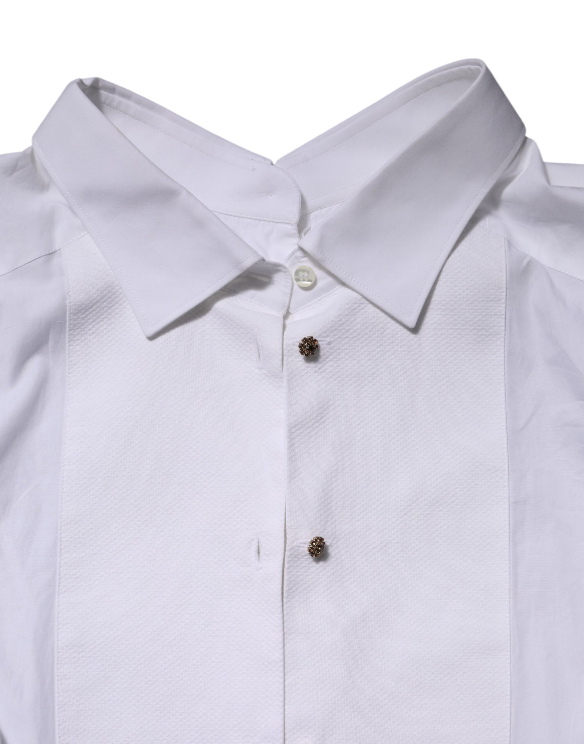 White Cotton Long Sleeves Formal Top Shirt