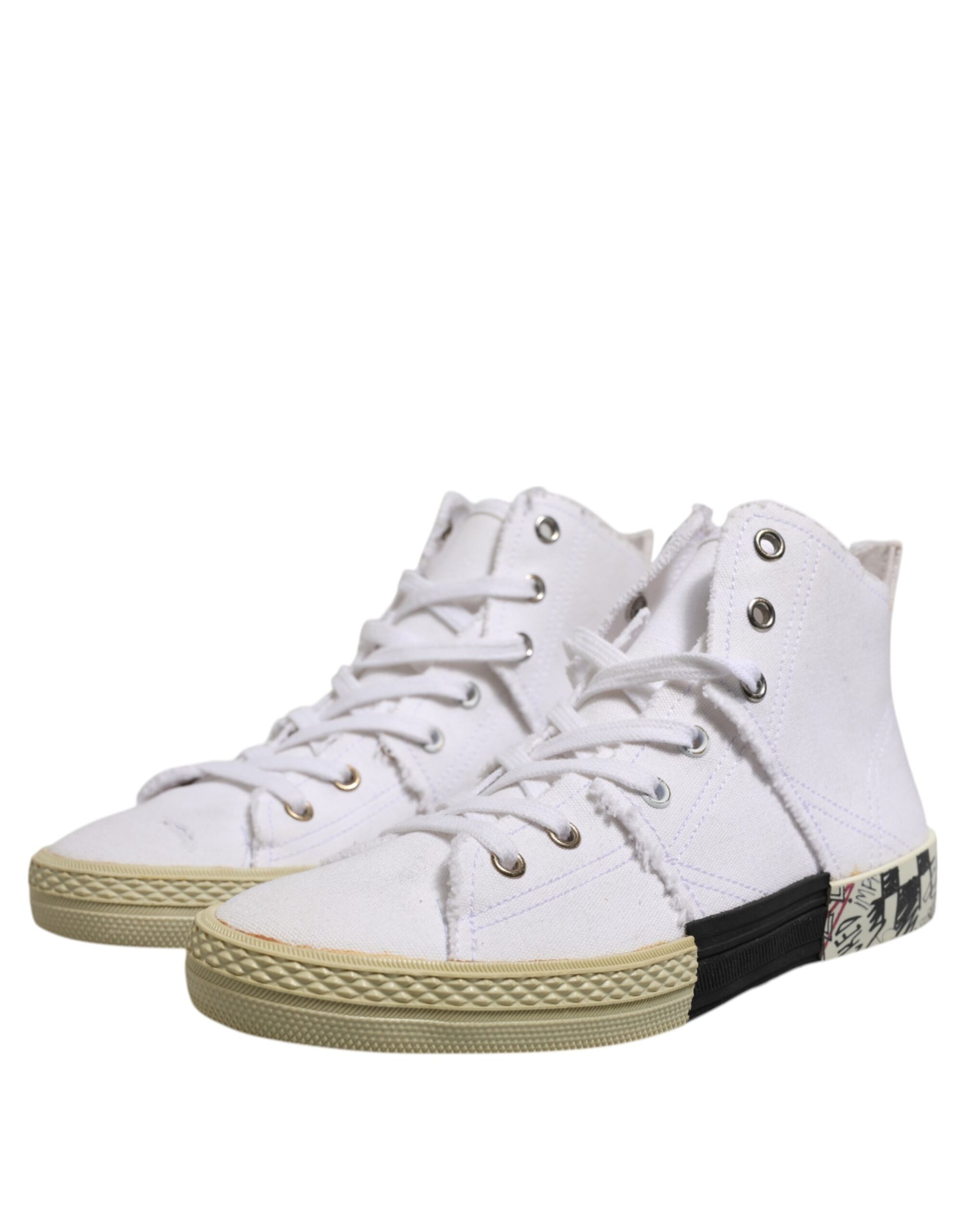 White Lace Up Mid Top Women Sneakers Shoes