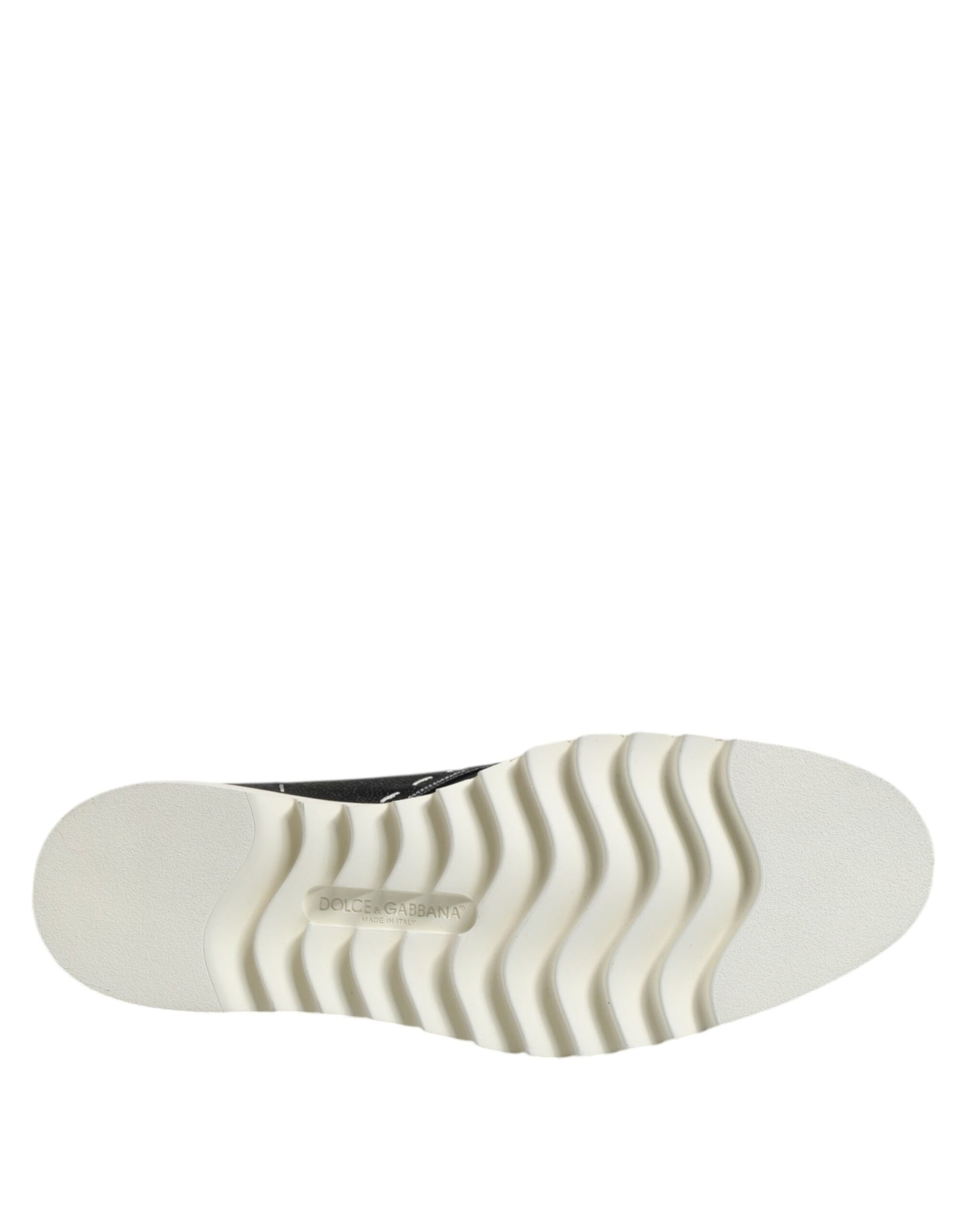 Black White Leather Ankle Boots Shoes