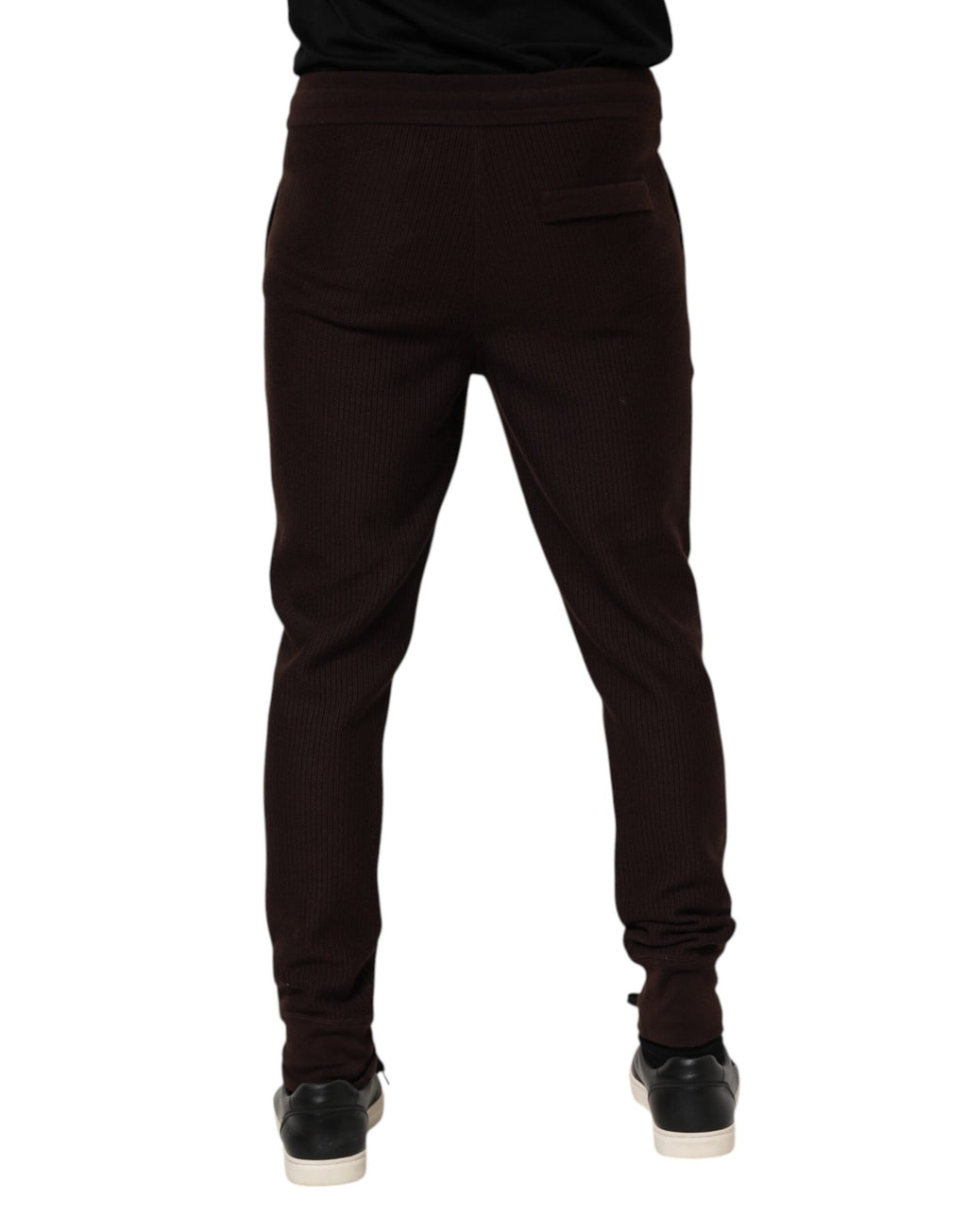 Brown Cashmere Men Jogger Sweatpants Pants