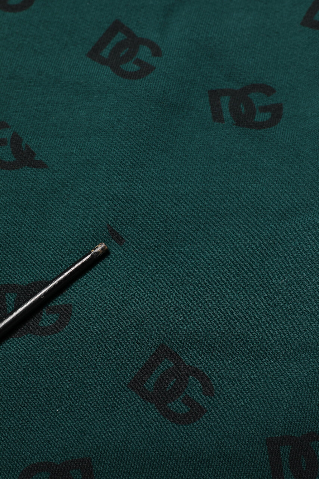 Green Logo Print Jogger Men Sweatpants Pants