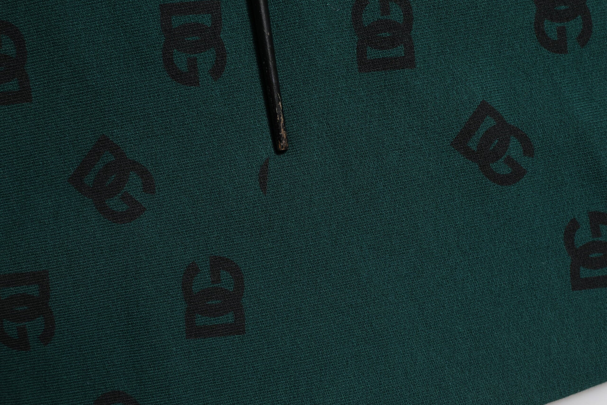 Green Logo Print Jogger Men Sweatpants Pants