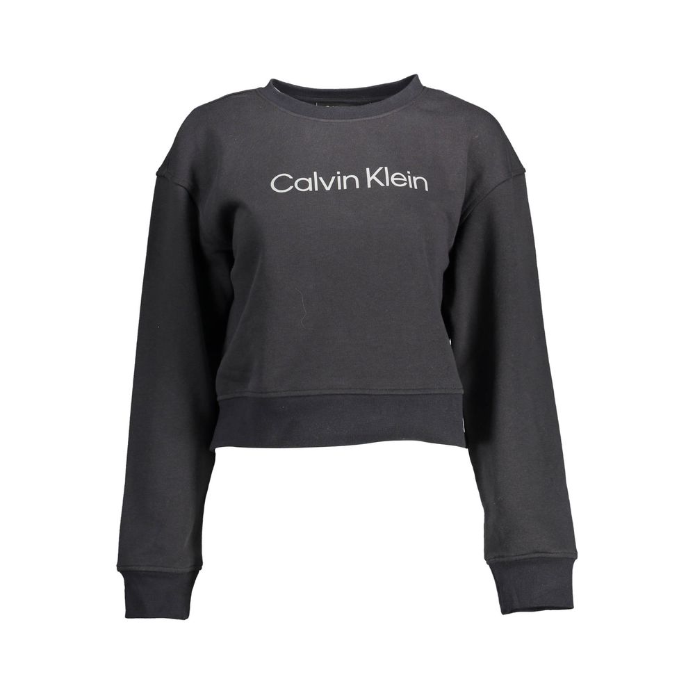 Black Cotton Women Sweater