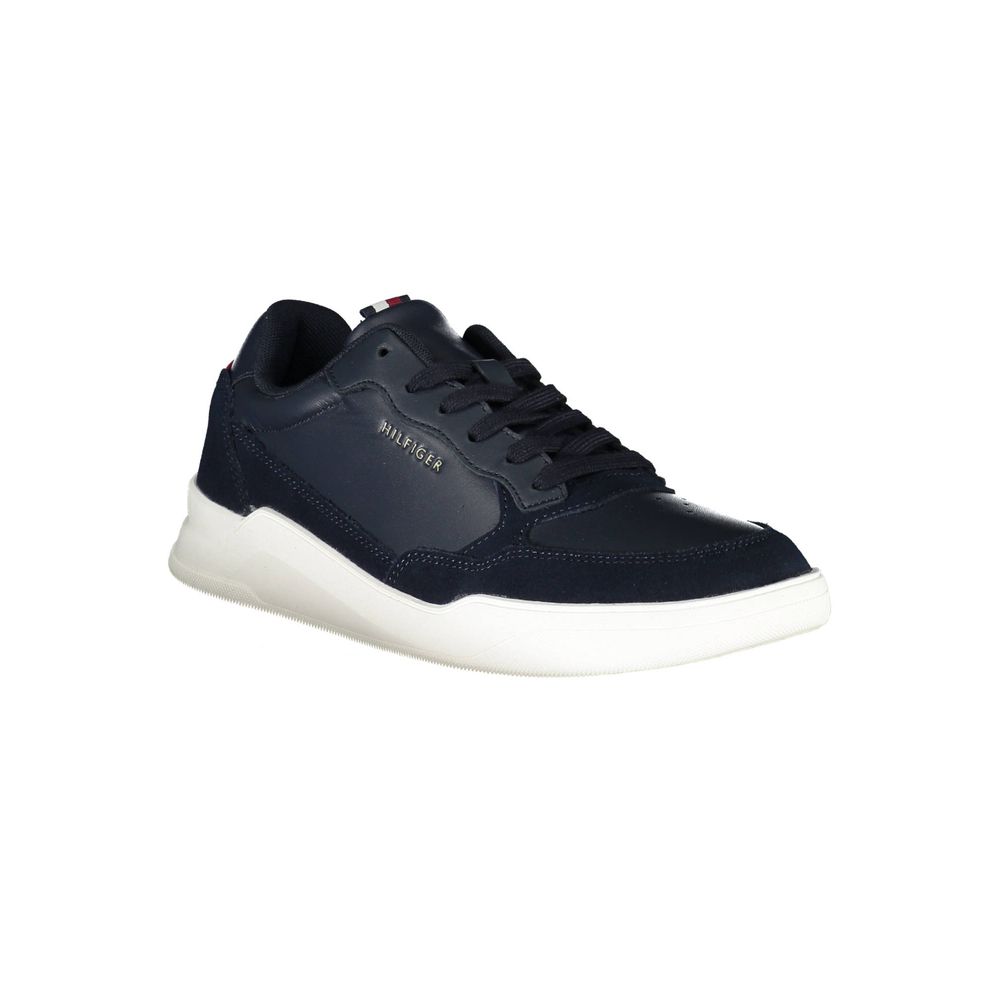 Blue Polyester Sneaker