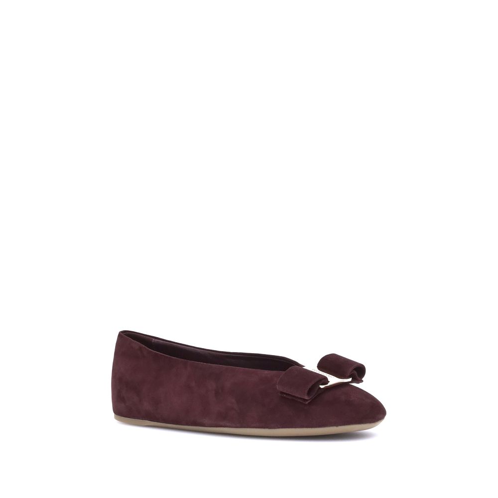 Bordeaux Goatskin Ballet Flats
