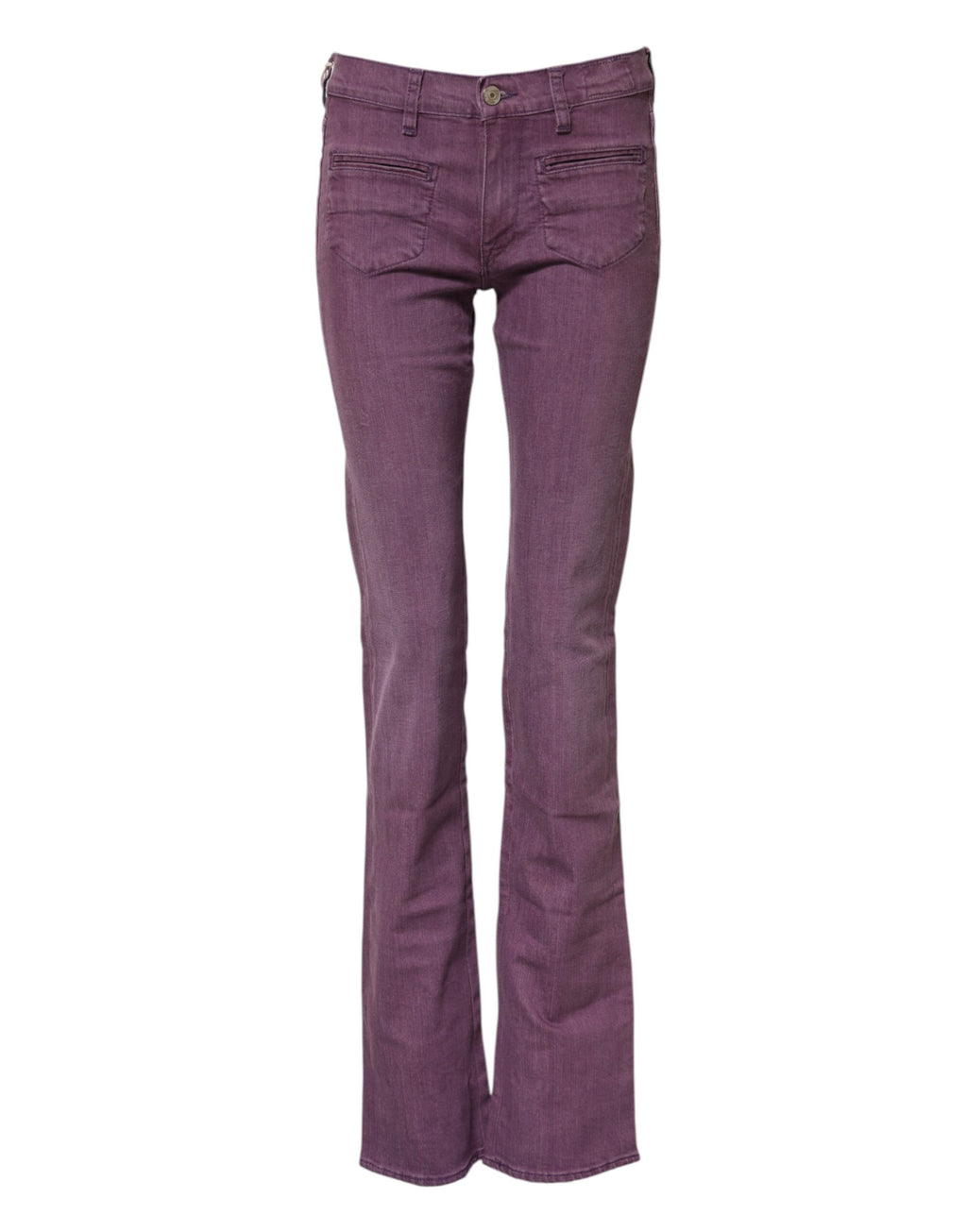 Brown High Waisted Flared Cut Pants