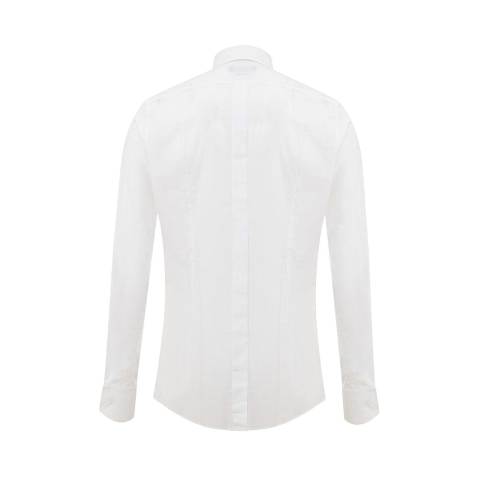 White Cotton Dress Shirt