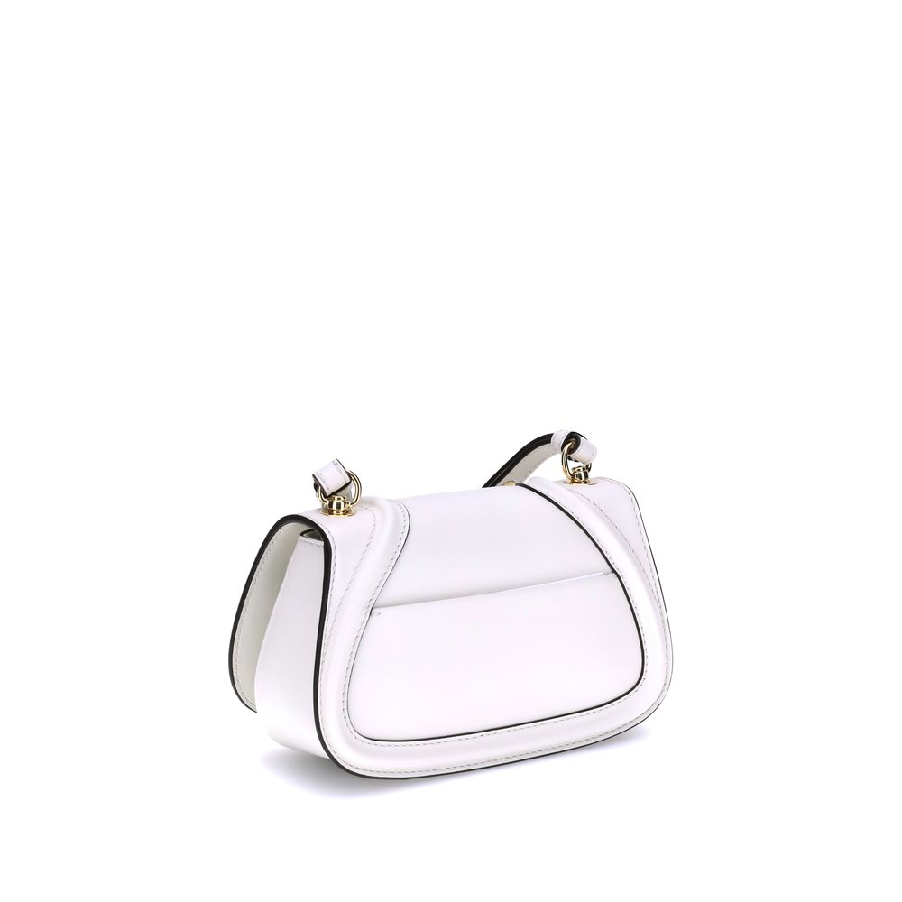 White Calf Leather Bos Taurus Handbag