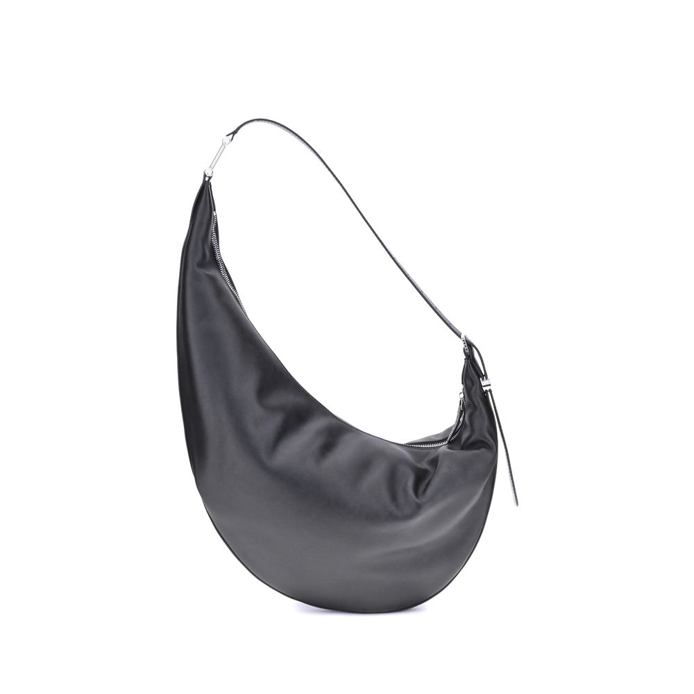 Black Calf Leather Bos Taurus Shoulder Bag