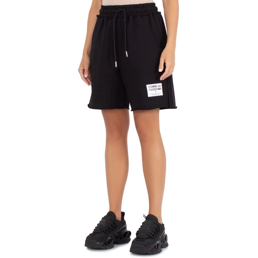 Black Cotton Short