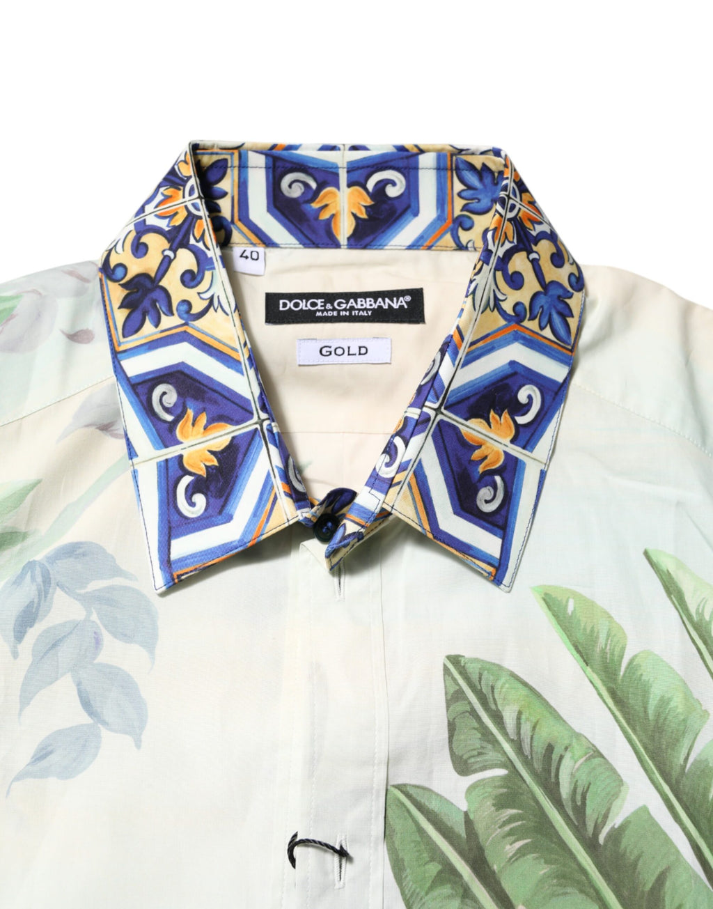 Multicolor Jungle Print GOLD Formal Shirt