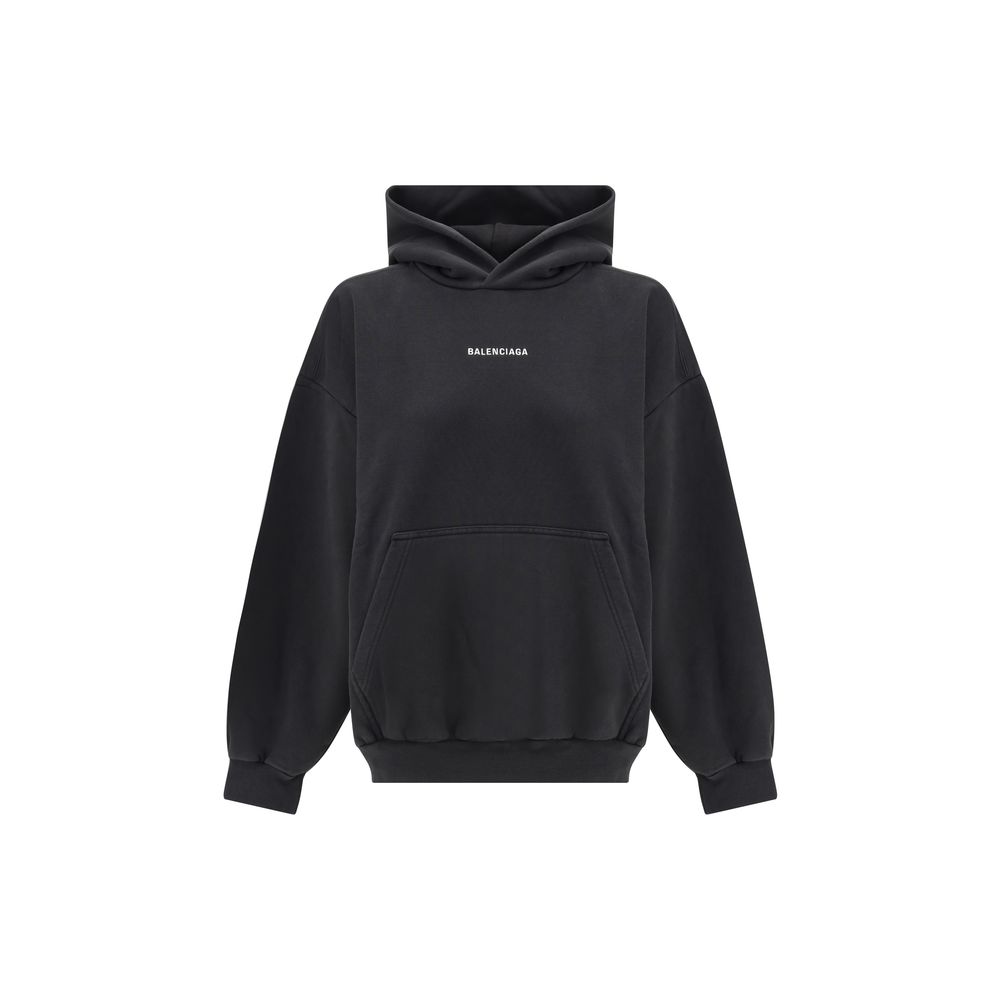 Black Cotton Sweatshirt