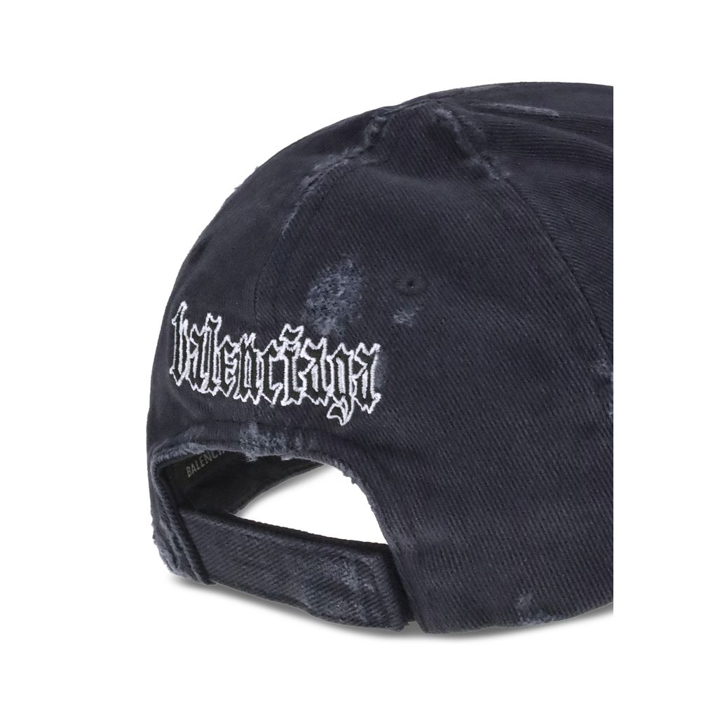 Black Cotton Cap (Baseball Hat)