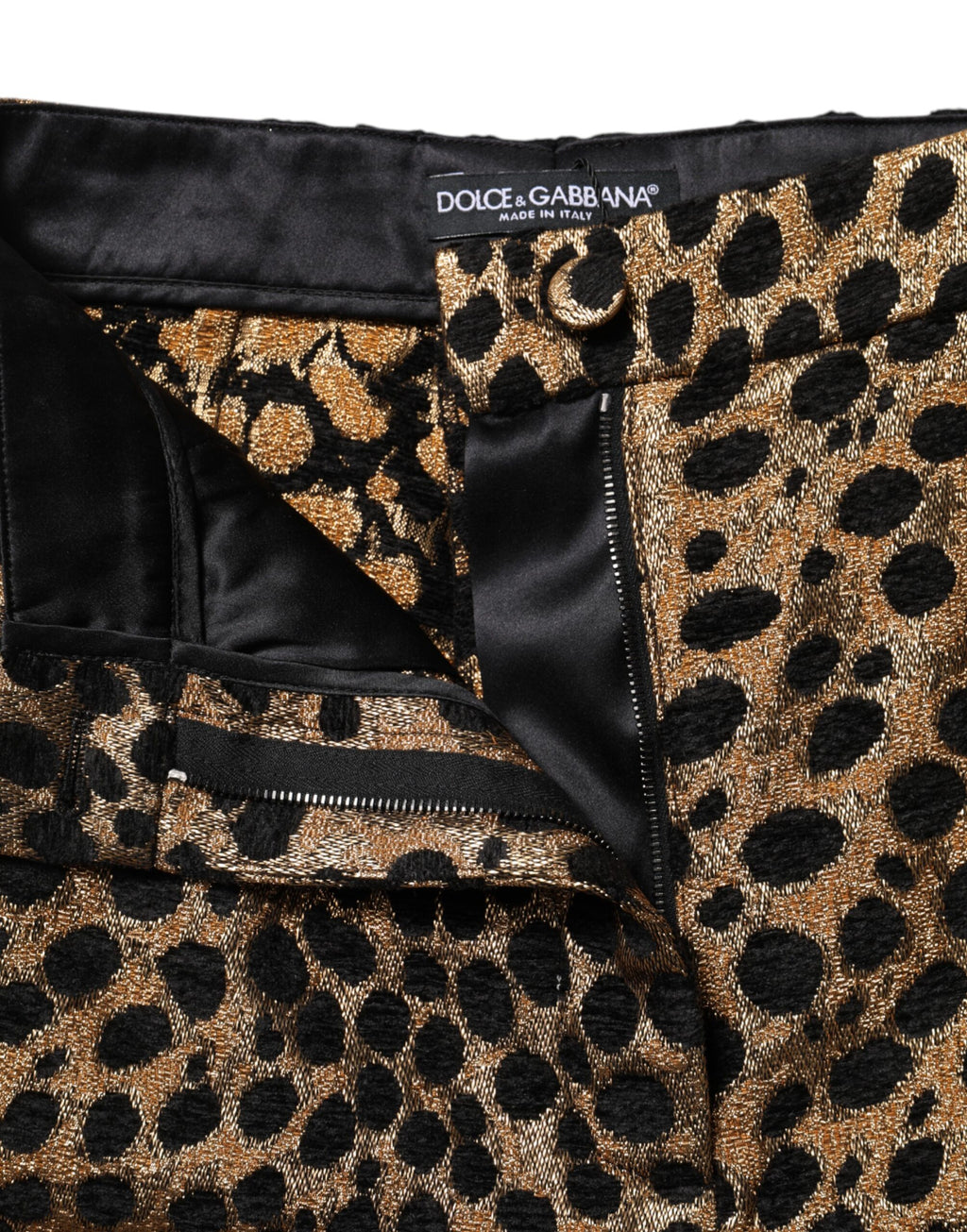 Brown Leopard High Waisted Hot Pants Shorts
