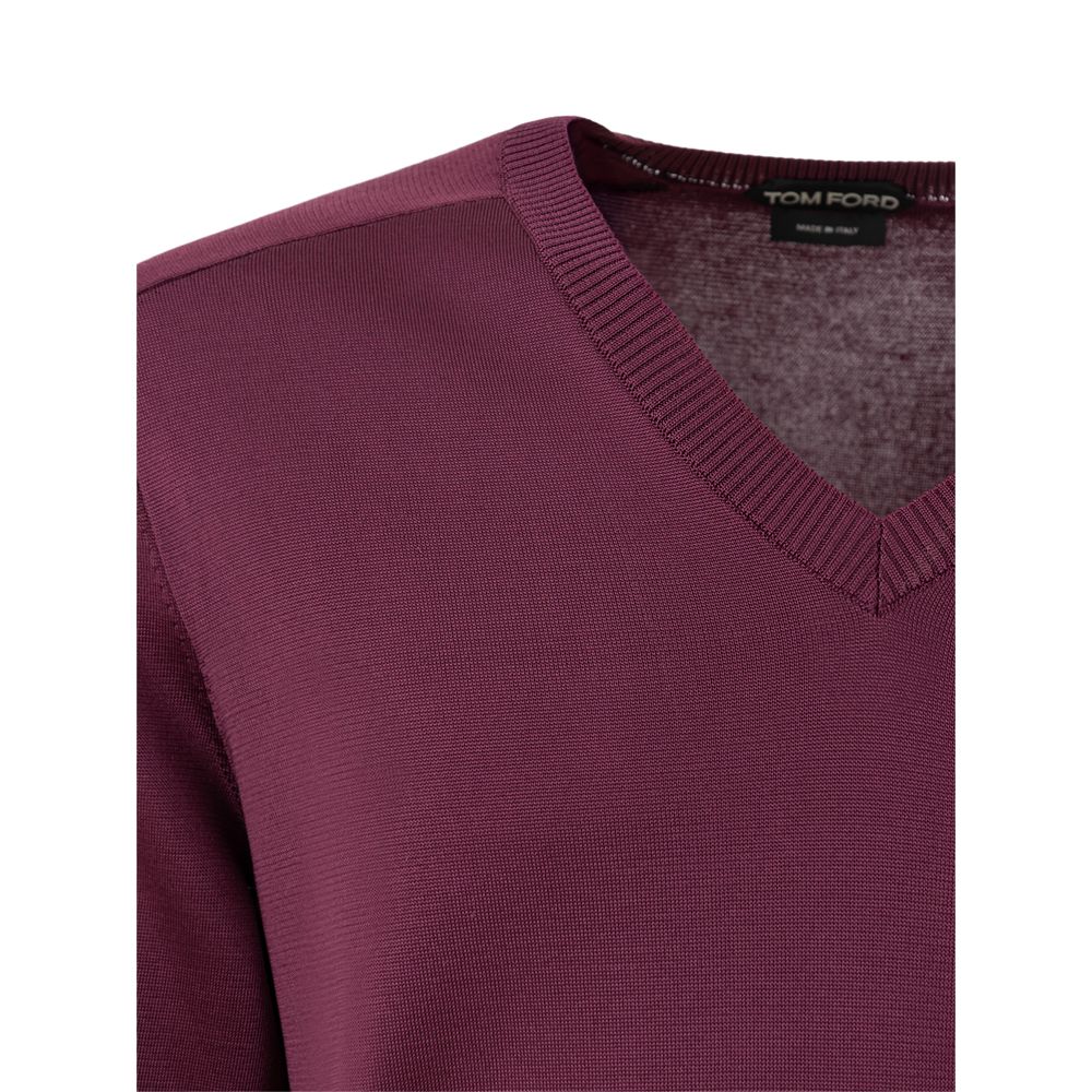 Purple Silk Sweatshirt