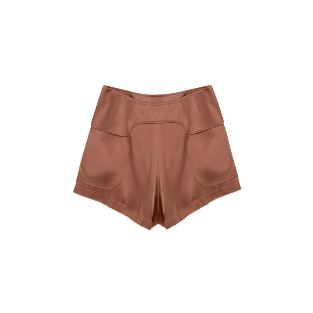 Pink Viscose Shorts