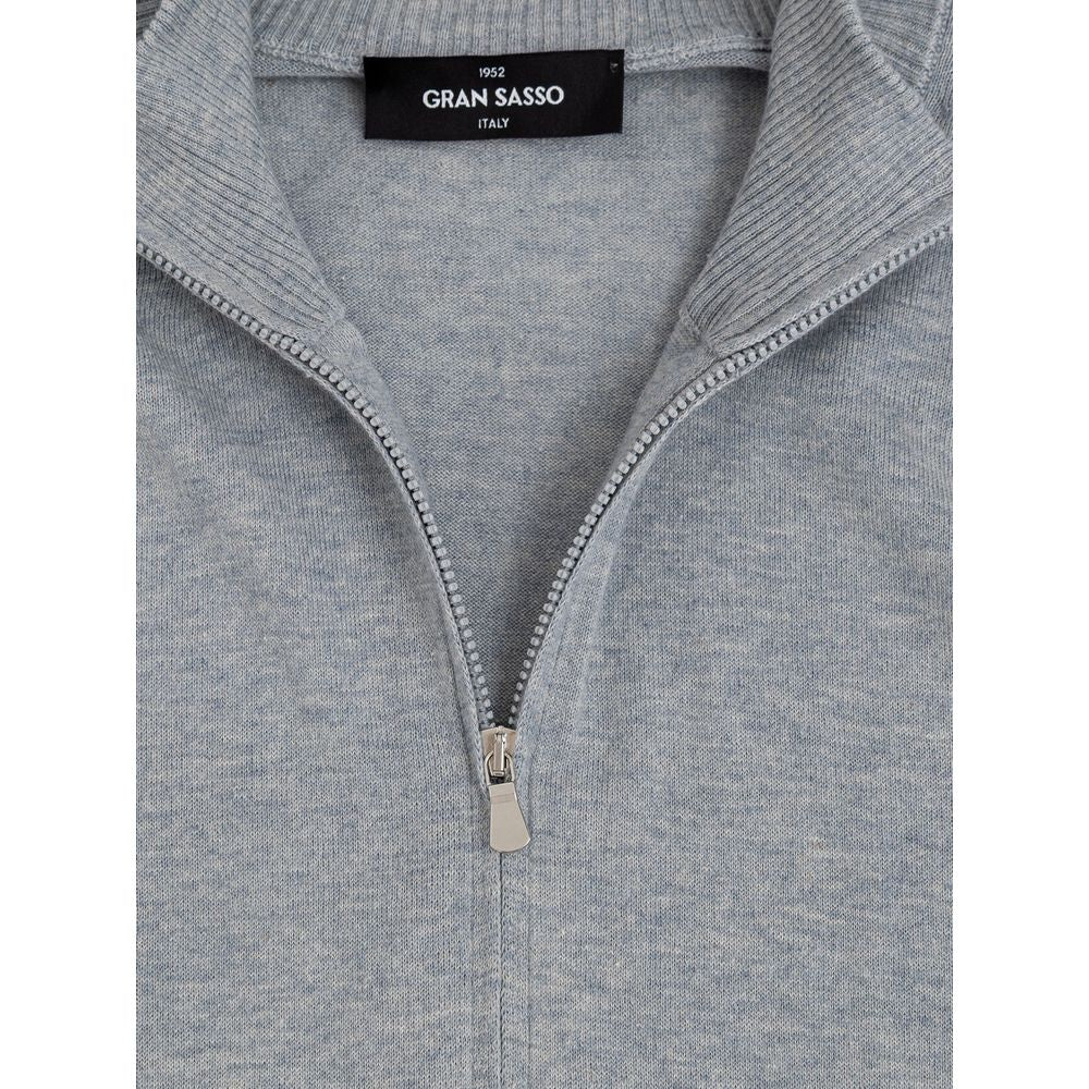 Gray Cotton Cardigan
