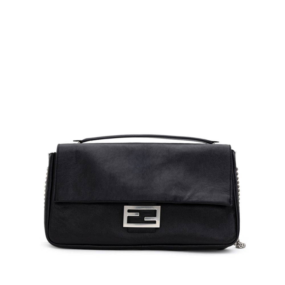 Black Leather Shoulder Bag