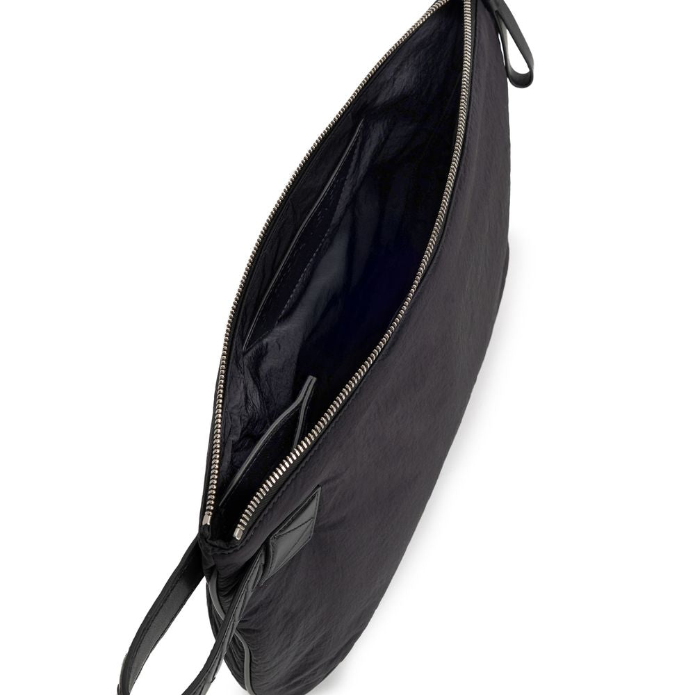 Black Nylon Clutch Bag