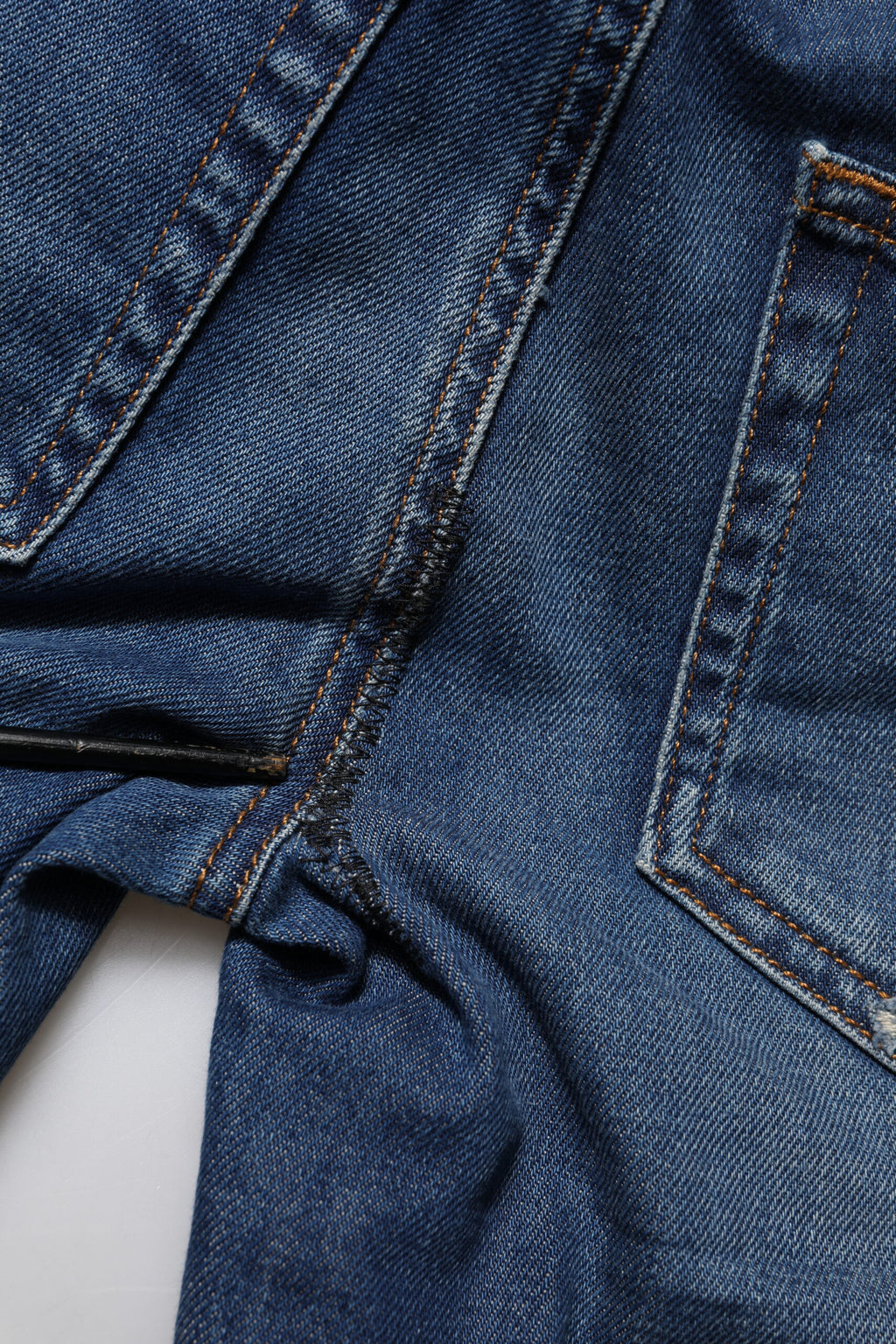 Blue Cotton Low Waist Skinny Denim Jeans