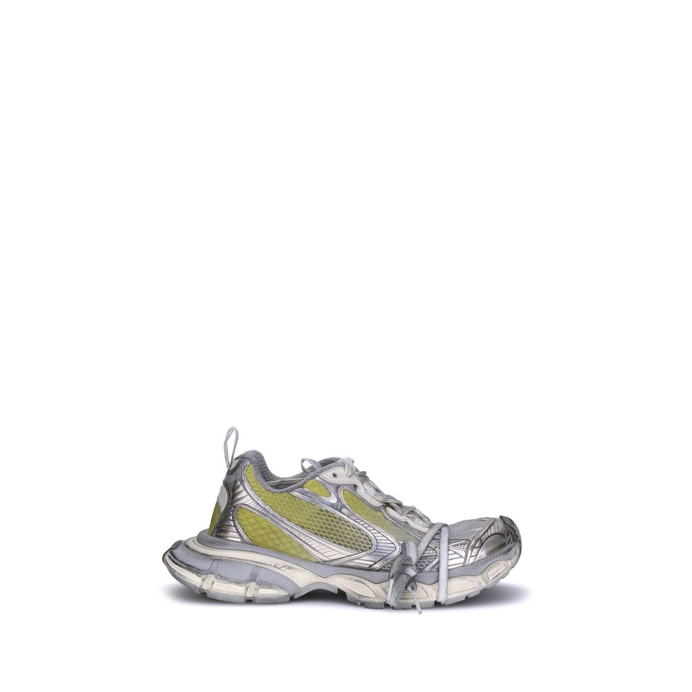 Yellow Polyethylene Athletic Sneakers