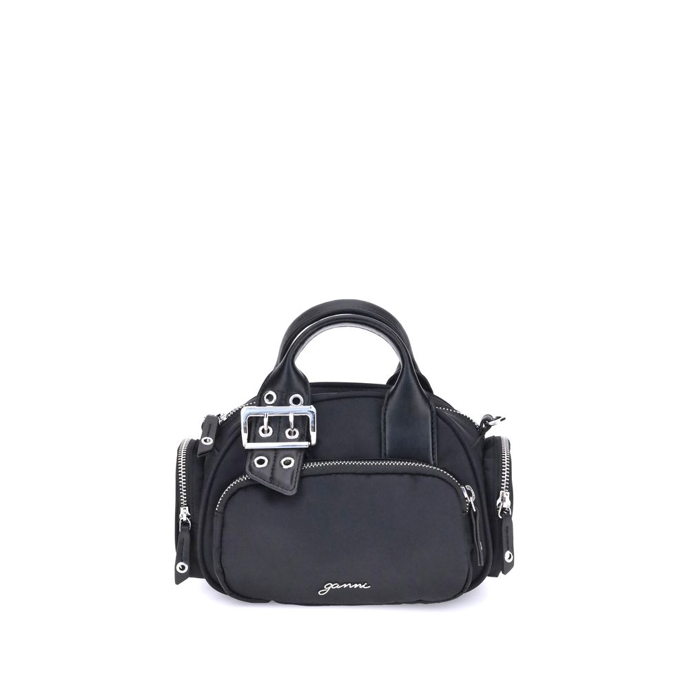 Black Nylon Shoulder Bag