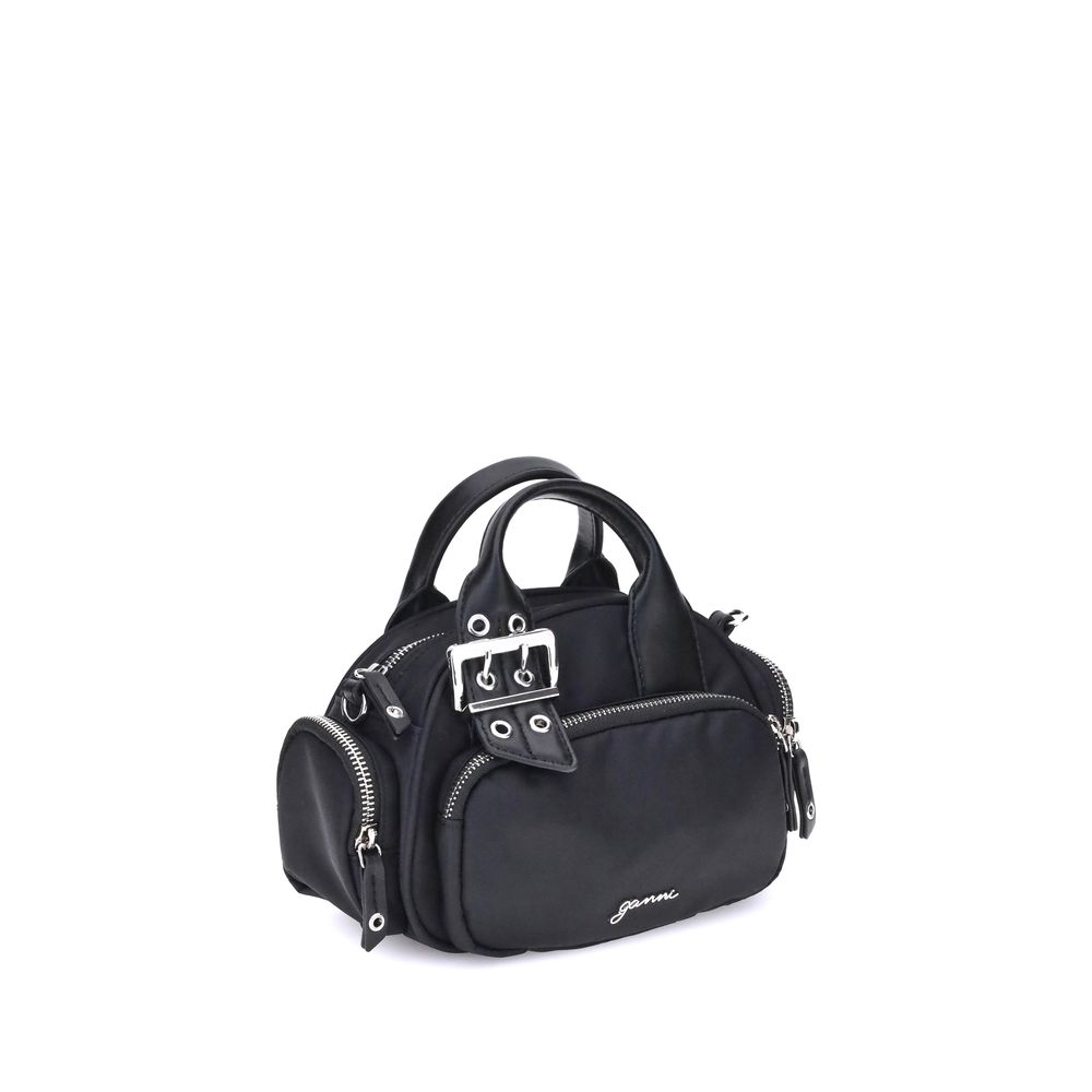 Black Nylon Shoulder Bag