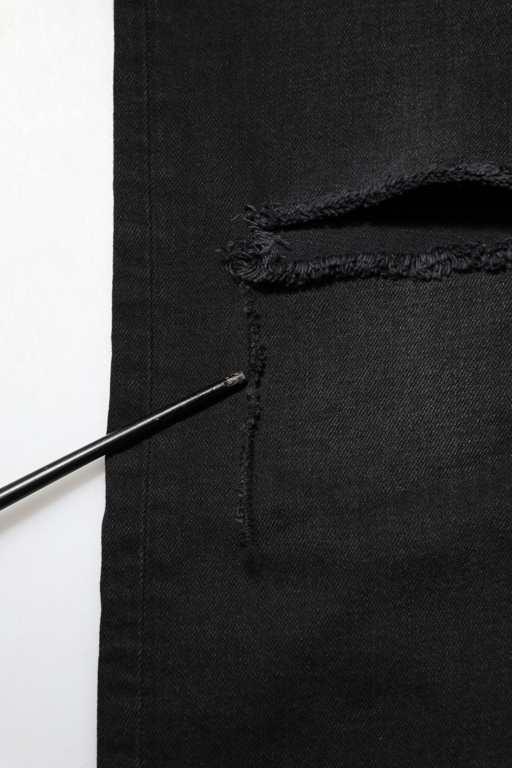 Black Cotton Skinny Denim Jeans