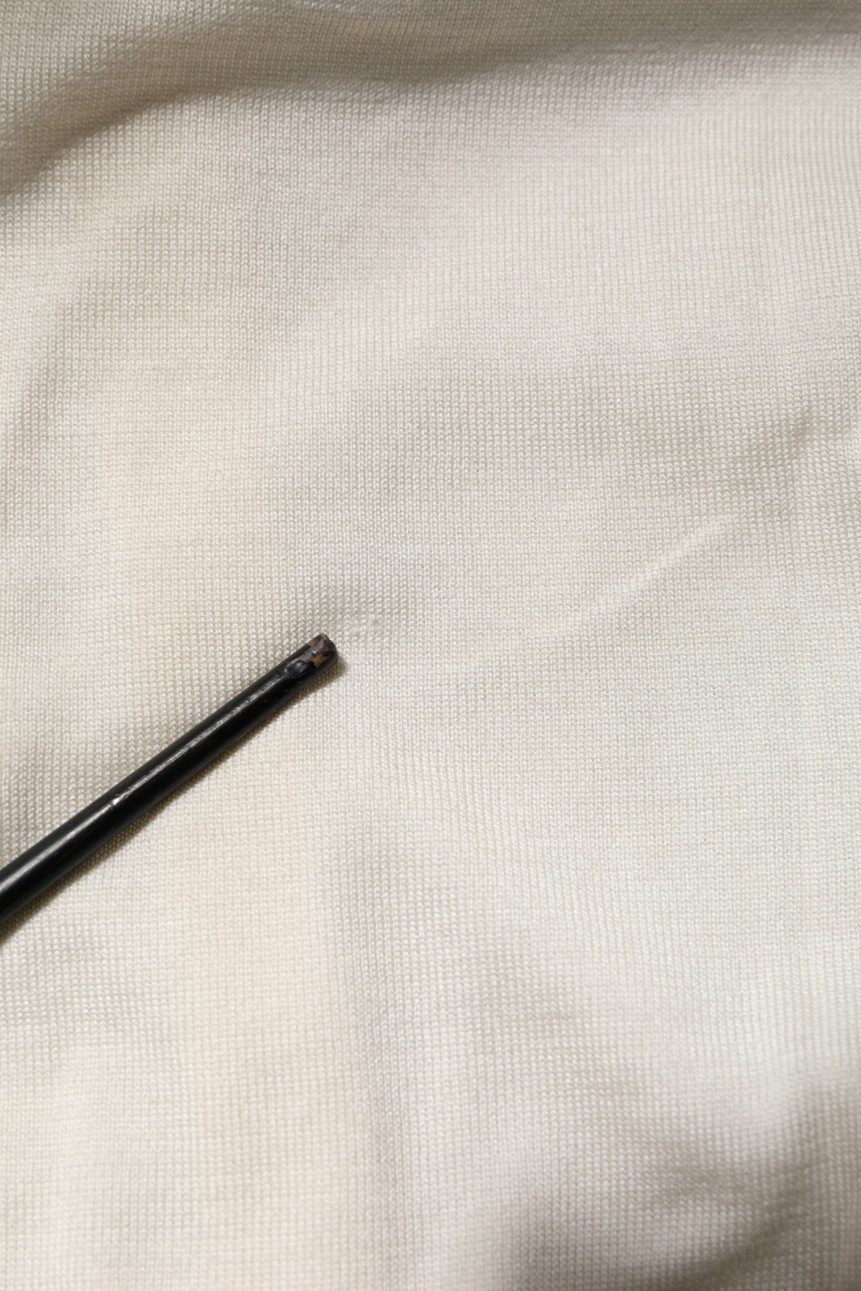 White Silk Lily Embellished Cardigan Sweater