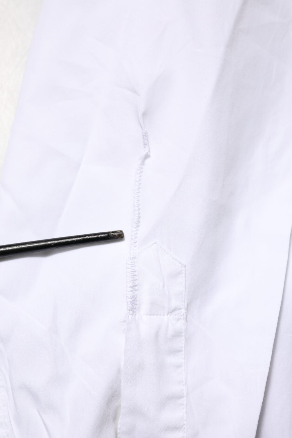 White Rose Embroidery Collared Shirt Top