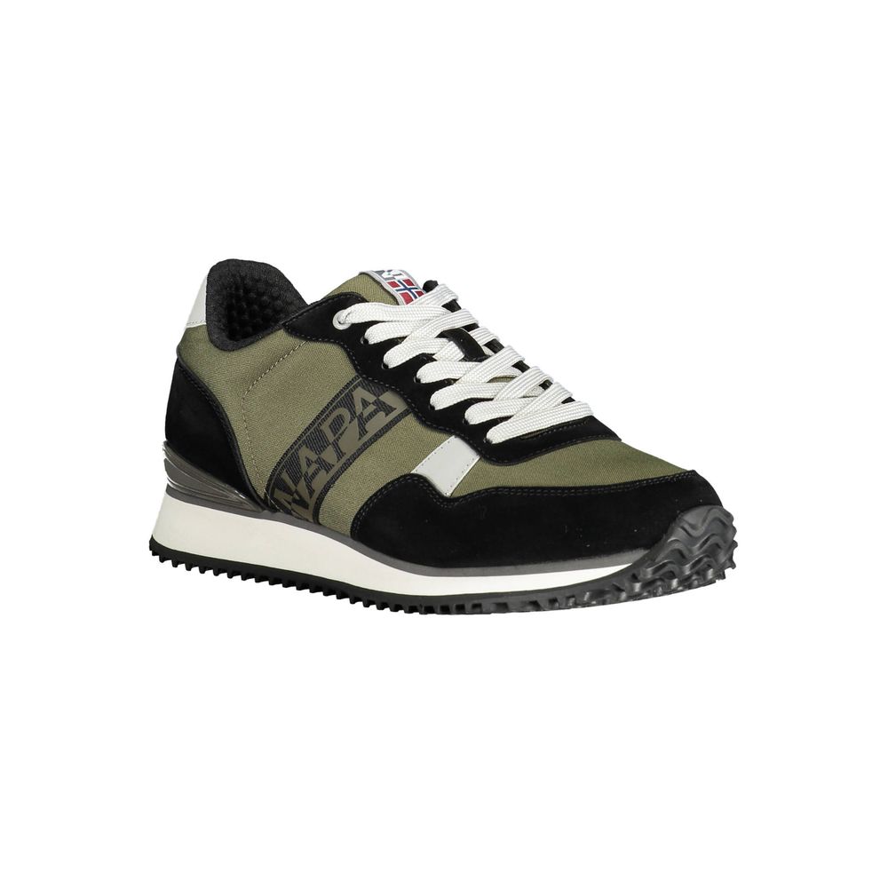 Green Polyester Sneaker