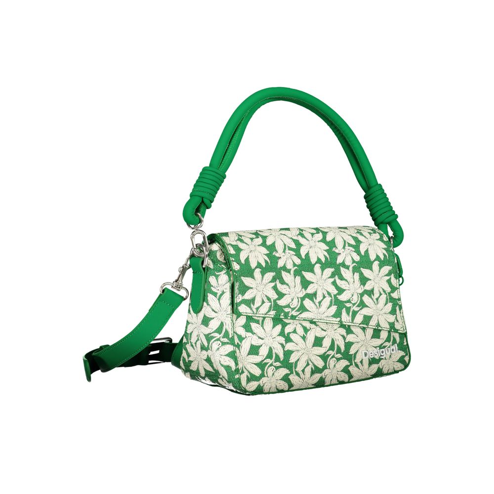 Verde Polyurethane Women's Handbag